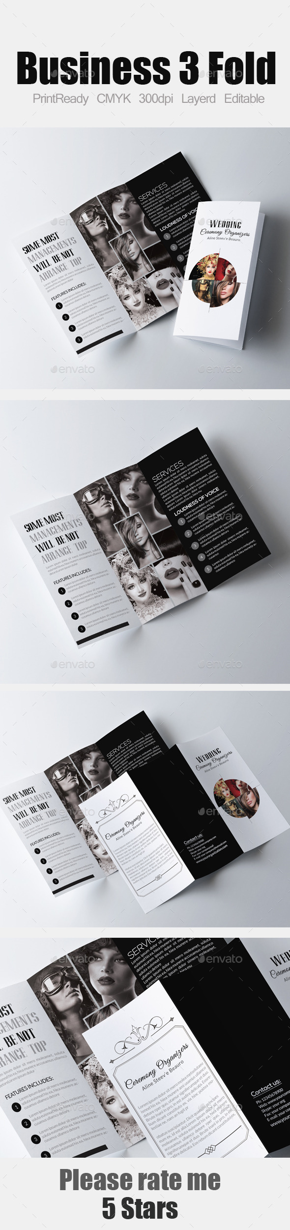 Photography Tri Fold Business Brochure - Corporate Brochures