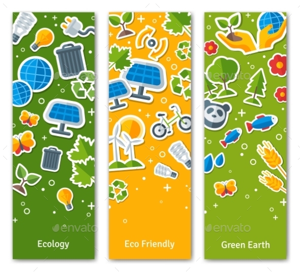 Environmental Protection, Ecology Concept Vertical - Technology Conceptual