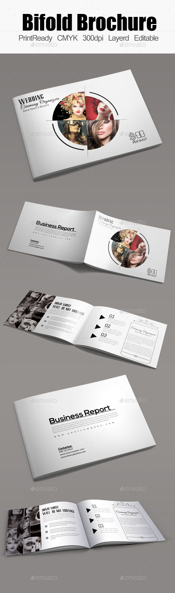 Bifold Brochure Template - Corporate Brochures