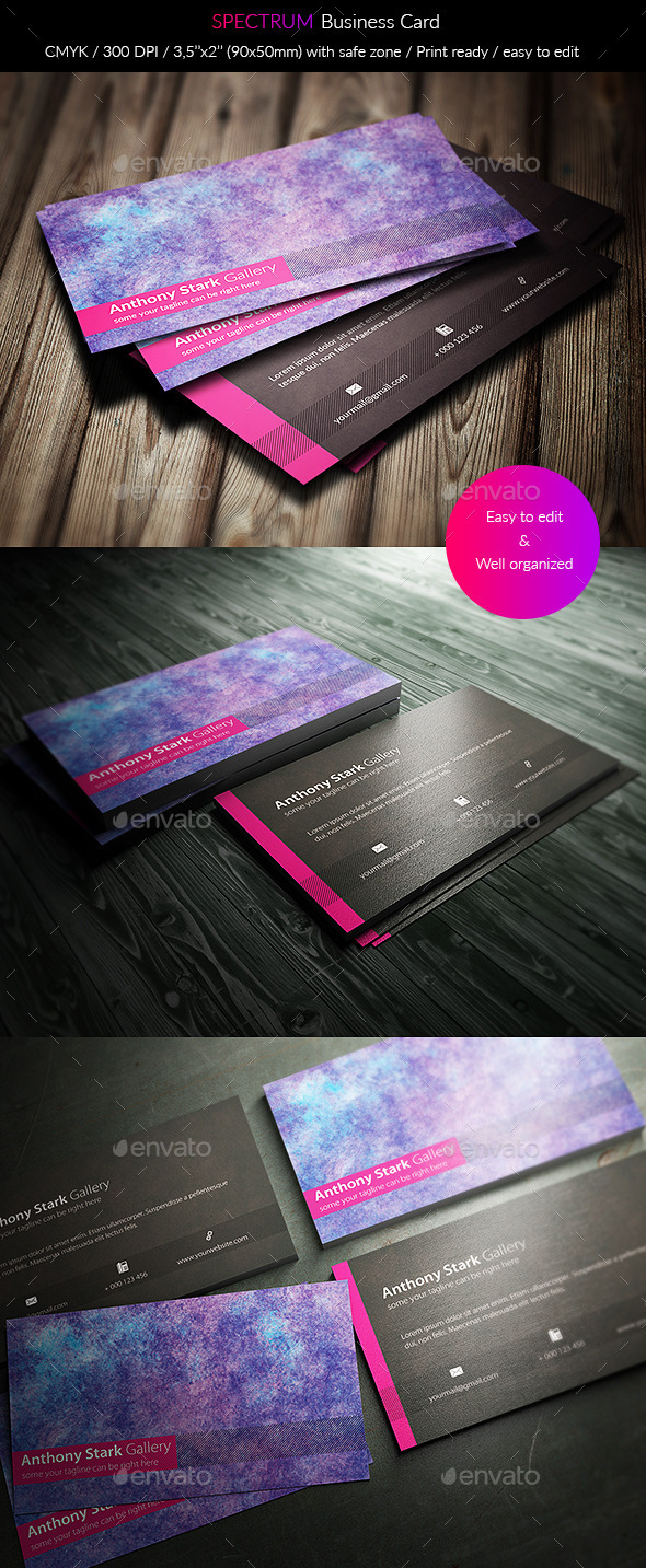 Spectrum Business Card - Creative Business Cards