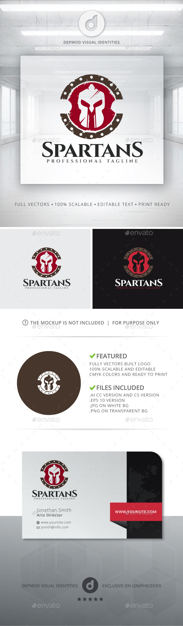 Spartans Logo - Objects Logo Templates