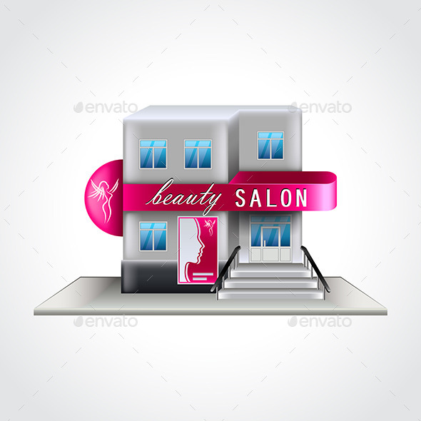 Beauty Salon Building - Health/Medicine Conceptual