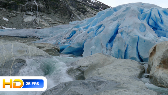 Glacier Nigardsbreen in Norway Glacier Nigardsbreen in Norway