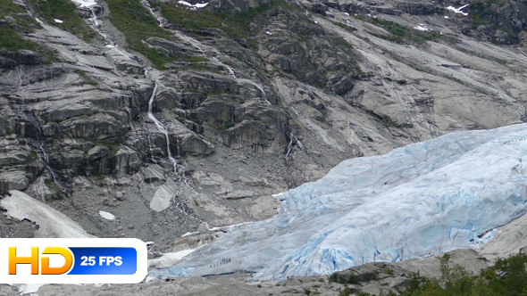 Glacier Nigardsbreen and Mountains in Norway Glacier Nigardsbreen and Mountains in Norway
