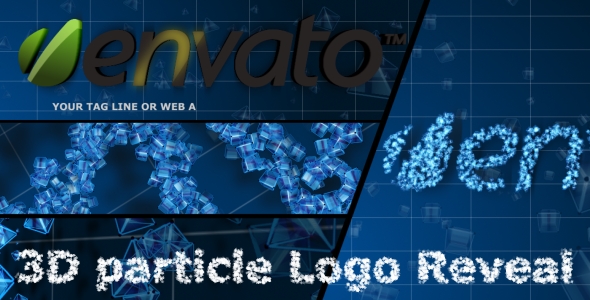 3D Particle Logo Reveal