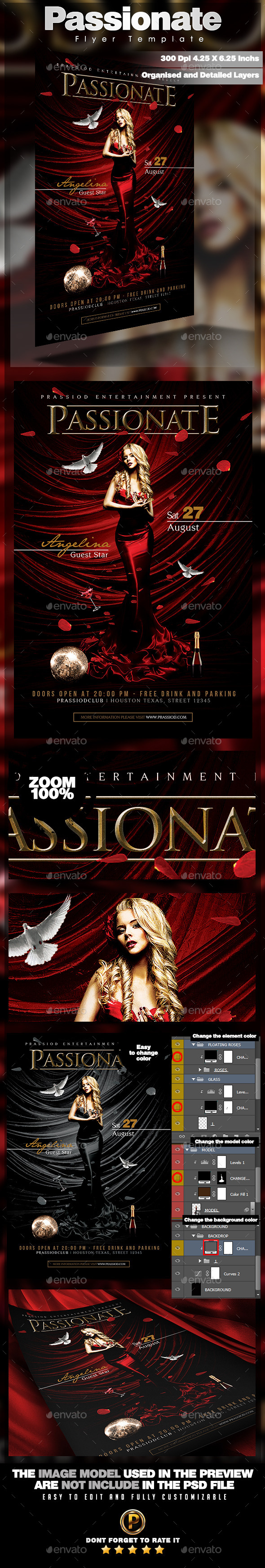 Passionate Flyer Template Passionate Flyer Template