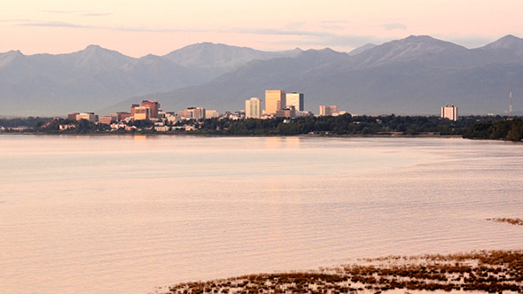 Real Time Static Shot Anchorage Skyline