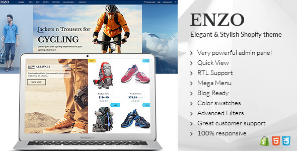 ENZO Shopify Multi Purpose theme ENZO Shopify Multi Purpose theme