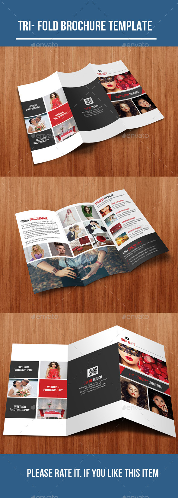 Photography Tri- Fold Brochure - Corporate Brochures