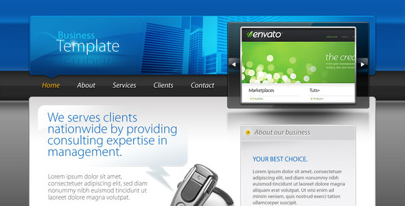 Business Template - ThemeForest 50386