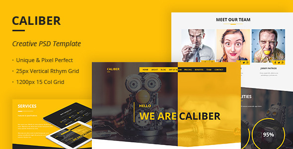 Caliber - Creative - ThemeForest 12252475