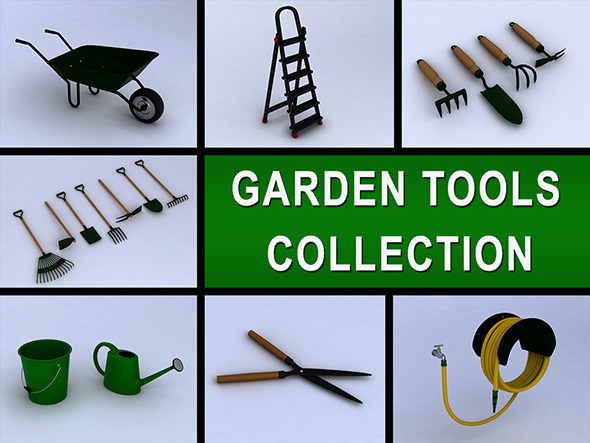 Garden tools collection - 3Docean 12527408