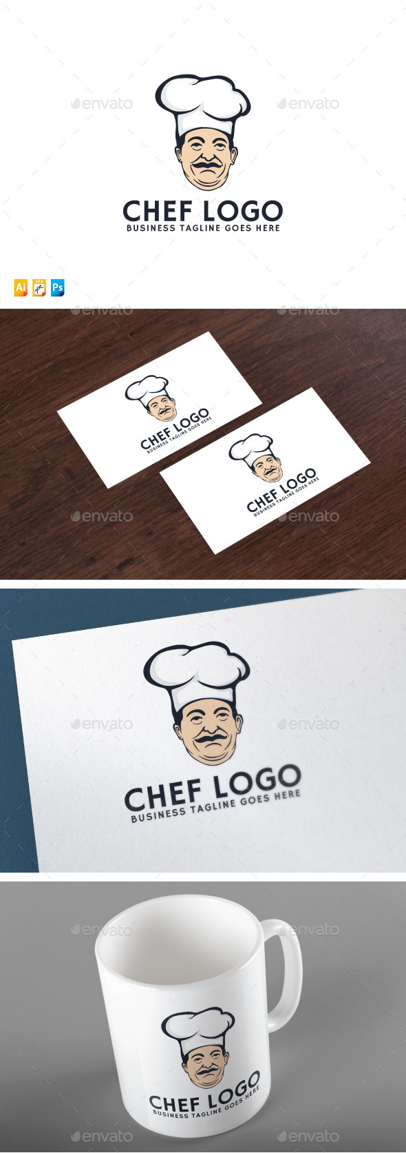 Chef Logo Template - Humans Logo Templates