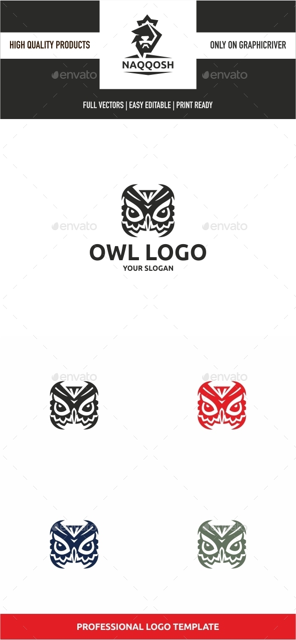 Owl Logo - Animals Logo Templates