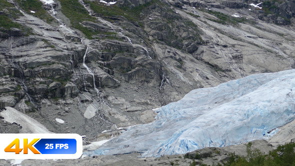 Glacier Nigardsbreen and Mountains in Norway Glacier Nigardsbreen and Mountains in Norway