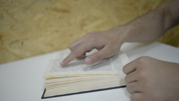 Turning Pages and Reading Book Turning Pages and Reading Book
