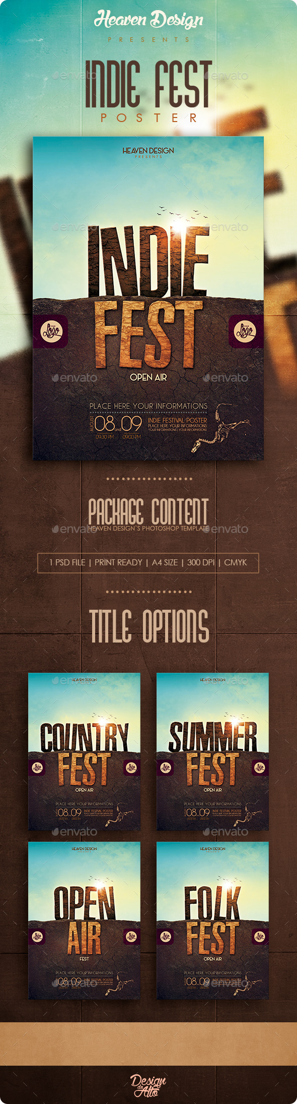 Indie Fest | Poster - Events Flyers
