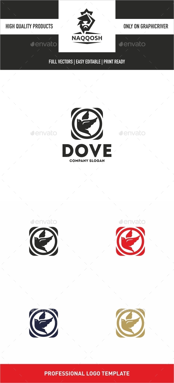 Dove - Animals Logo Templates