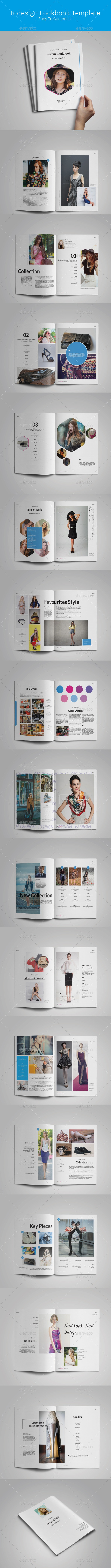 Lookbook Template - Magazines Print Templates
