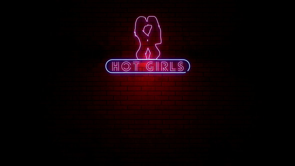 Hot Girls Neon Light Sign Hot Girls Neon Light Sign