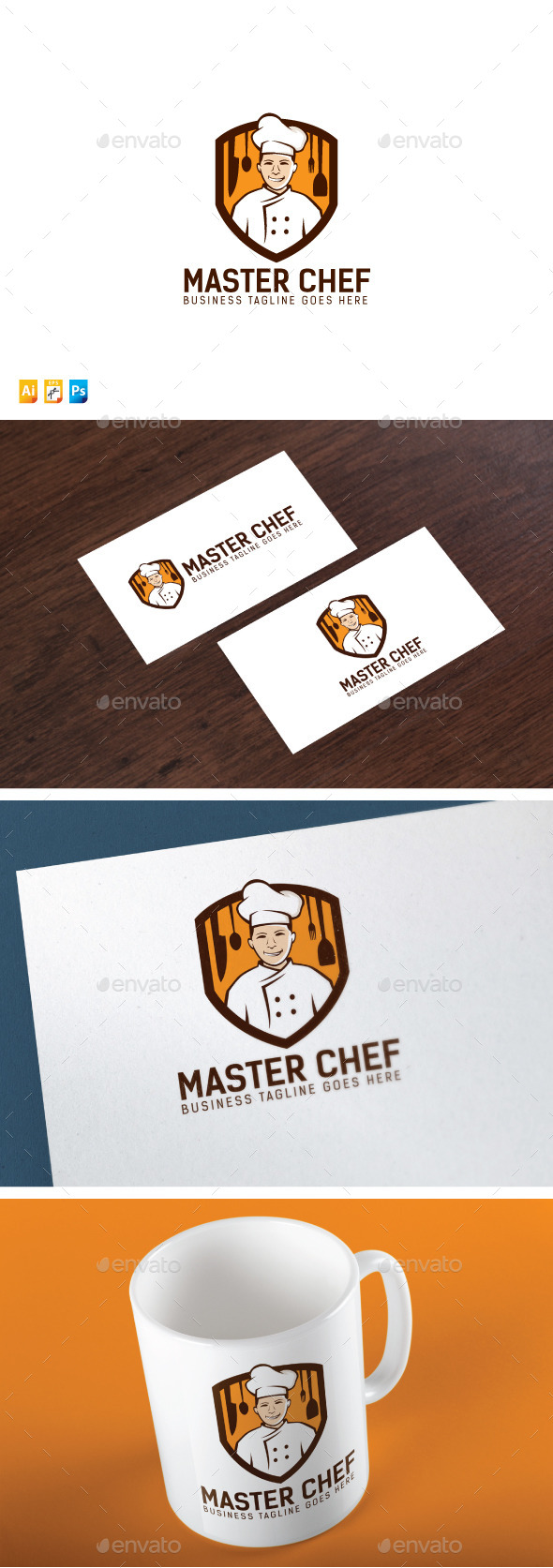 Master Chef - Humans Logo Templates