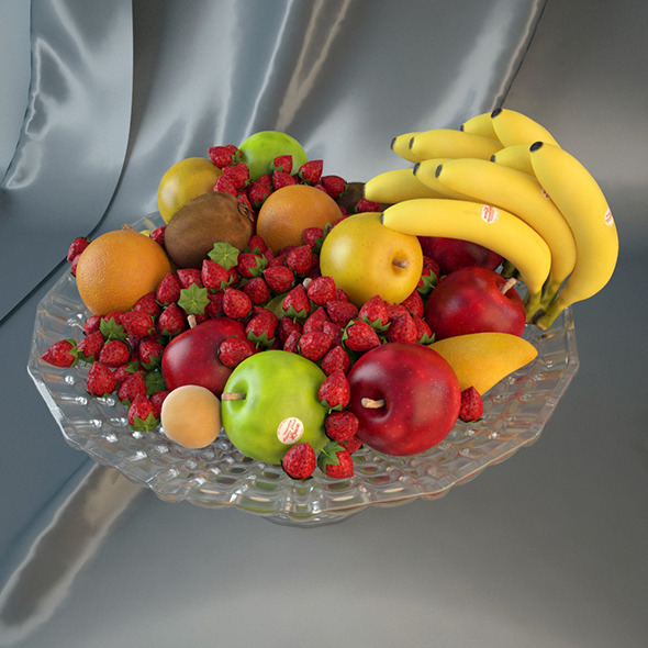 Fruit Plate - 3Docean 12536383