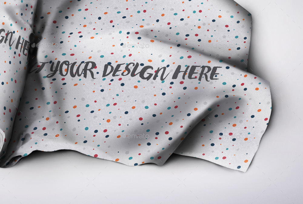 Fabric Pattern Mockup by ejanas | GraphicRiver