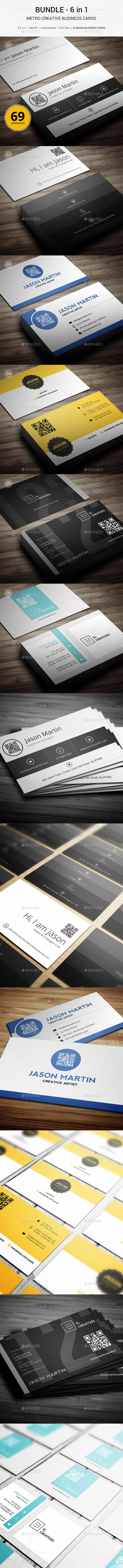 Bundle - Metro Creative Business Cards - 147 - Creative Business Cards
