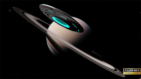 UFO Flying from Saturn