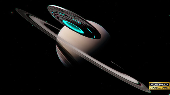 UFO Flying from Saturn alt
