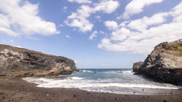 Timelapse of a Beach in La Palma alt