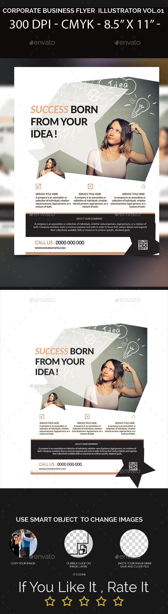 Corporate Business Flyer Illustrator Vol.01 Corporate Business Flyer Illustrator Vol.01