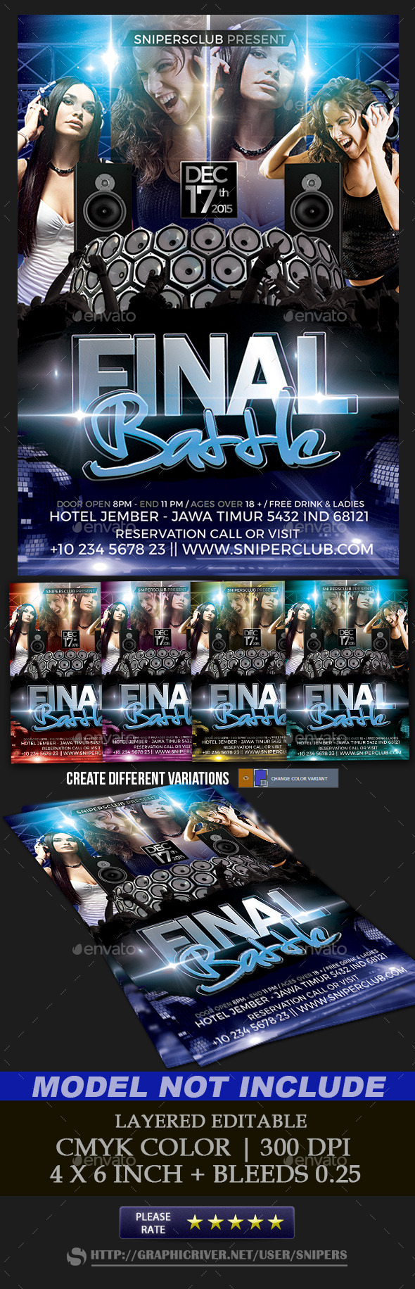 Final Battle - Events Flyers