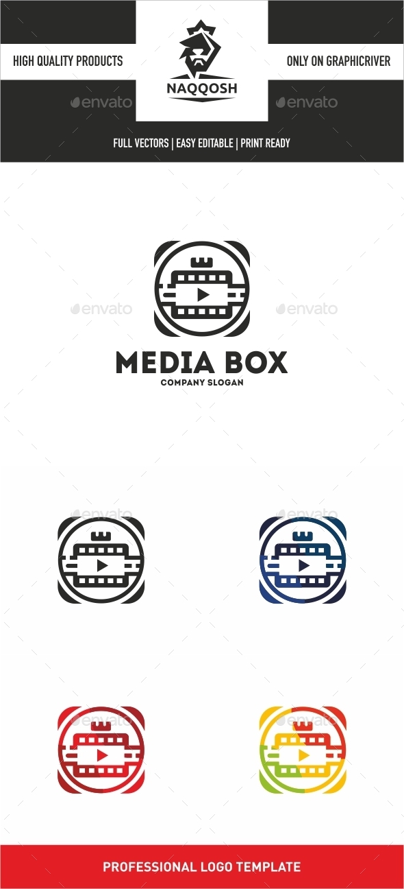 Media Box - Symbols Logo Templates