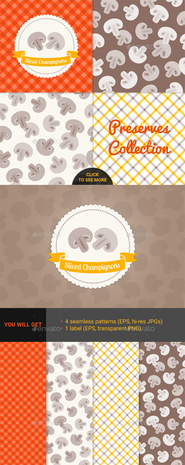 Sliced Champignons - Food Objects