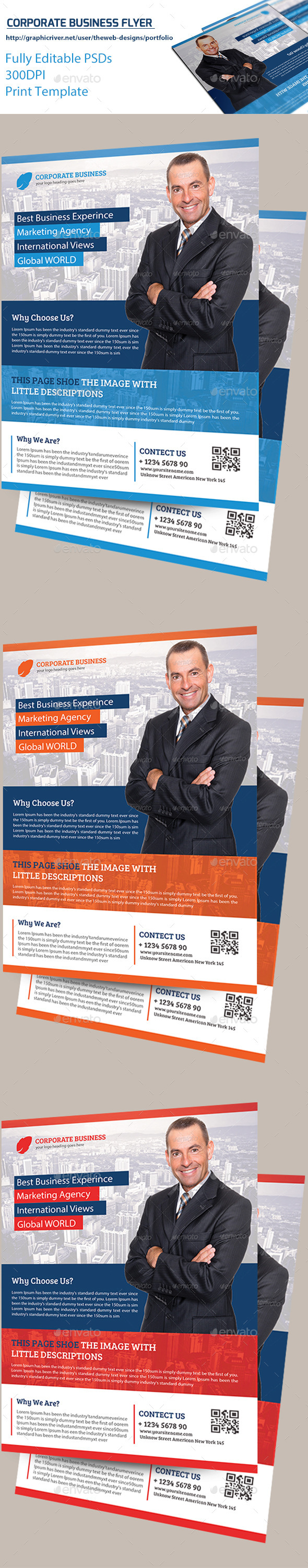 Creative Corporate Business Flyer - Flyers Print Templates