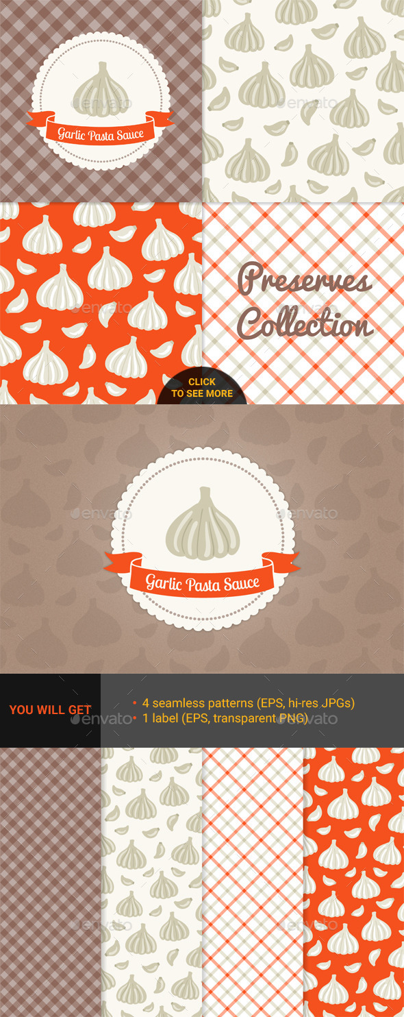 Garlic Pasta Sauce - Food Objects