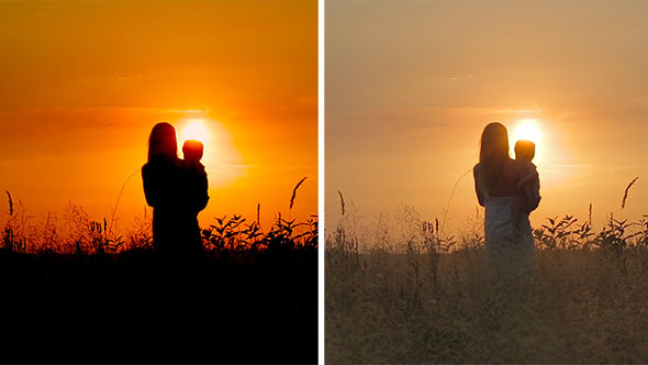 Motherhood at Sunset Motherhood at Sunset
