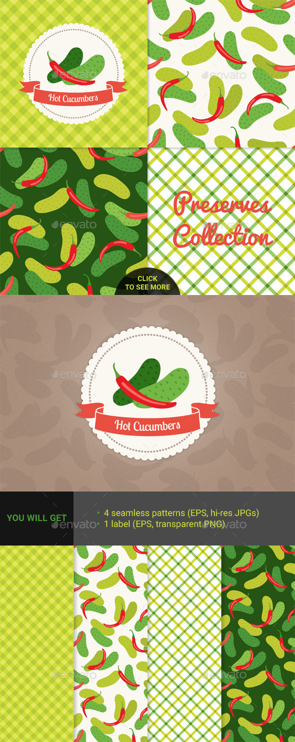 Hot Cucumbers - Food Objects