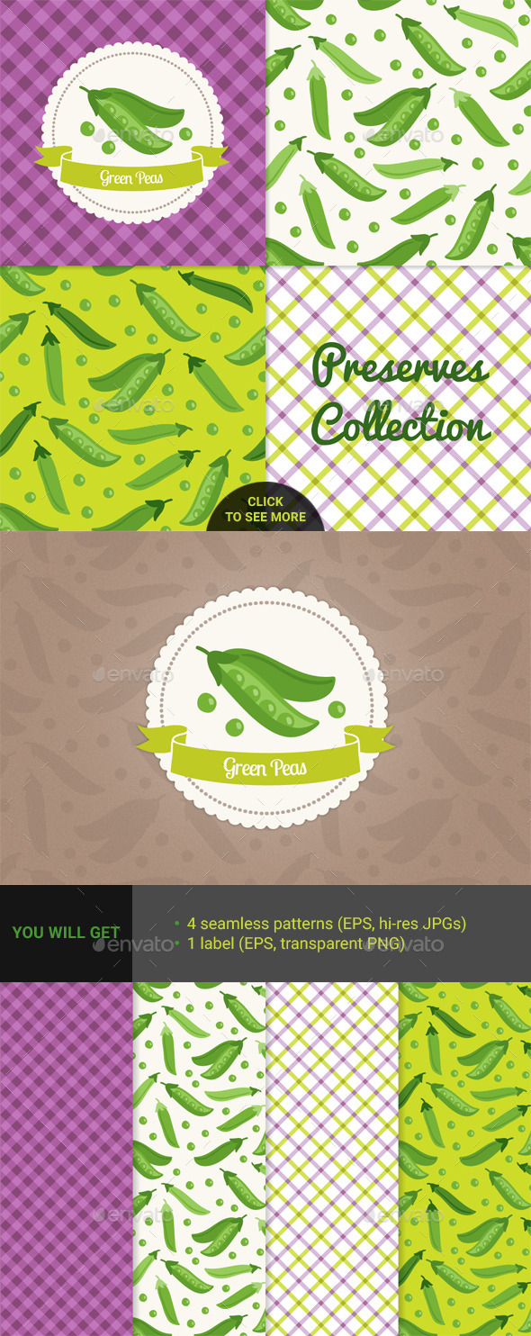 Green Peas - Food Objects
