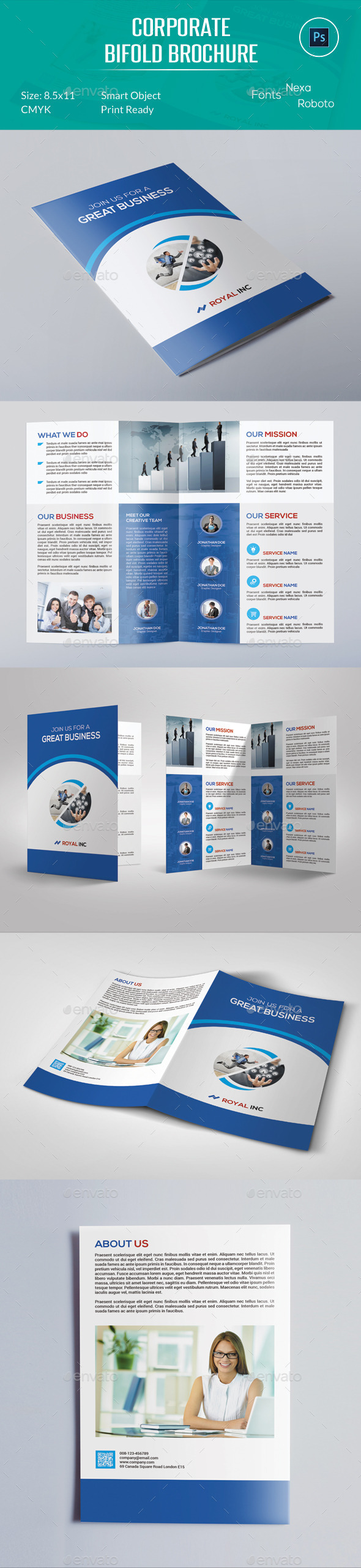 Corporate Bifold Brochure - Corporate Brochures