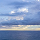 Storm Fluffy Clouds Over the Sea Horizon - VideoHive Item for Sale
