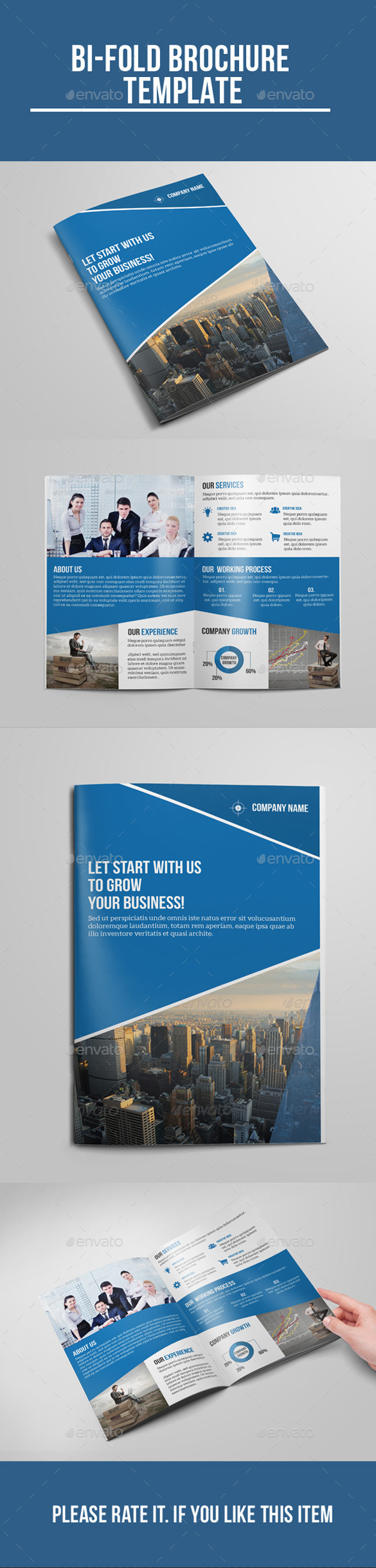 Bi- Fold Business Brochure - Corporate Brochures