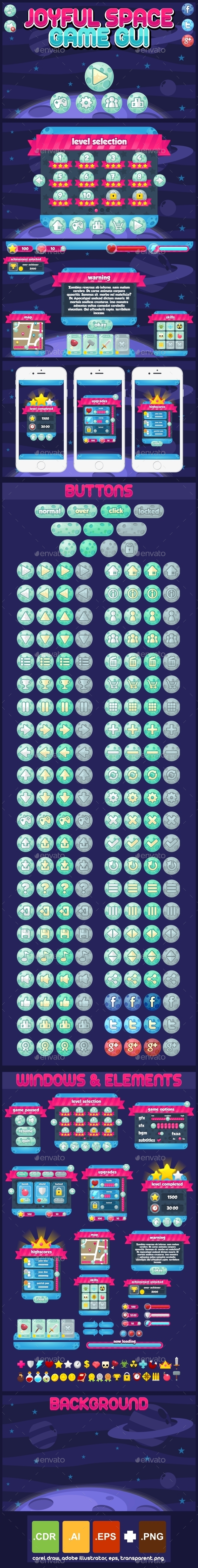 Joyful Space Game GUI Joyful Space Game GUI