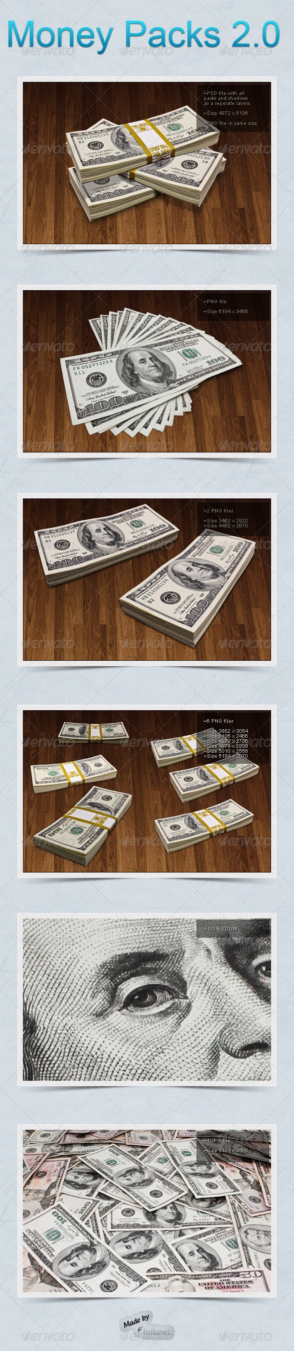 Money Packs 2.0 - Industrial & Science Isolated Objects