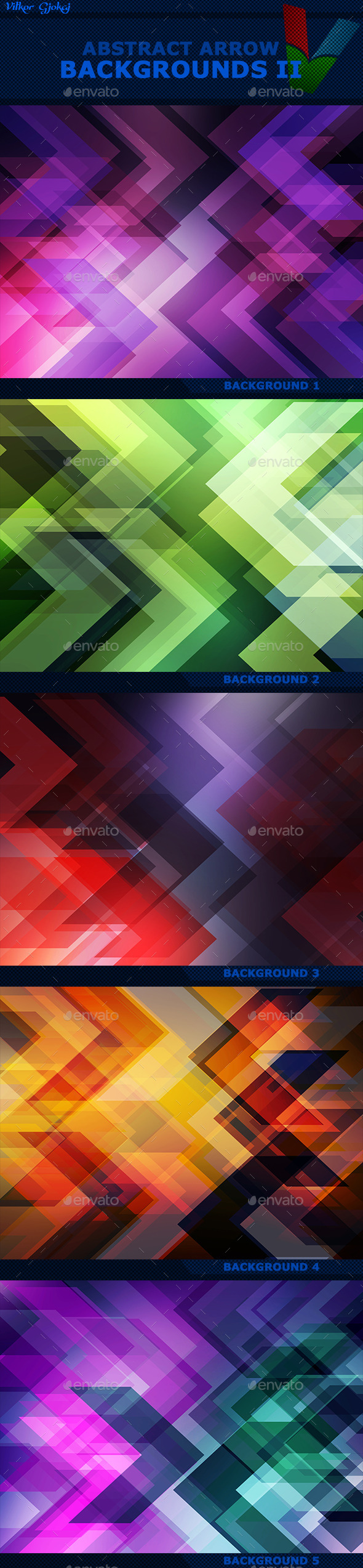 Abstract Arrow Backgrounds II - Abstract Backgrounds