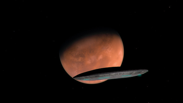 UFO from Red Planet