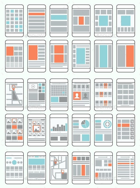 Mobile Phone Flow Charts - Concepts Business