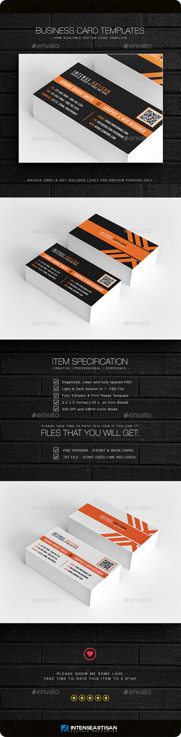 Business Card V.1 - Corporate Business Cards