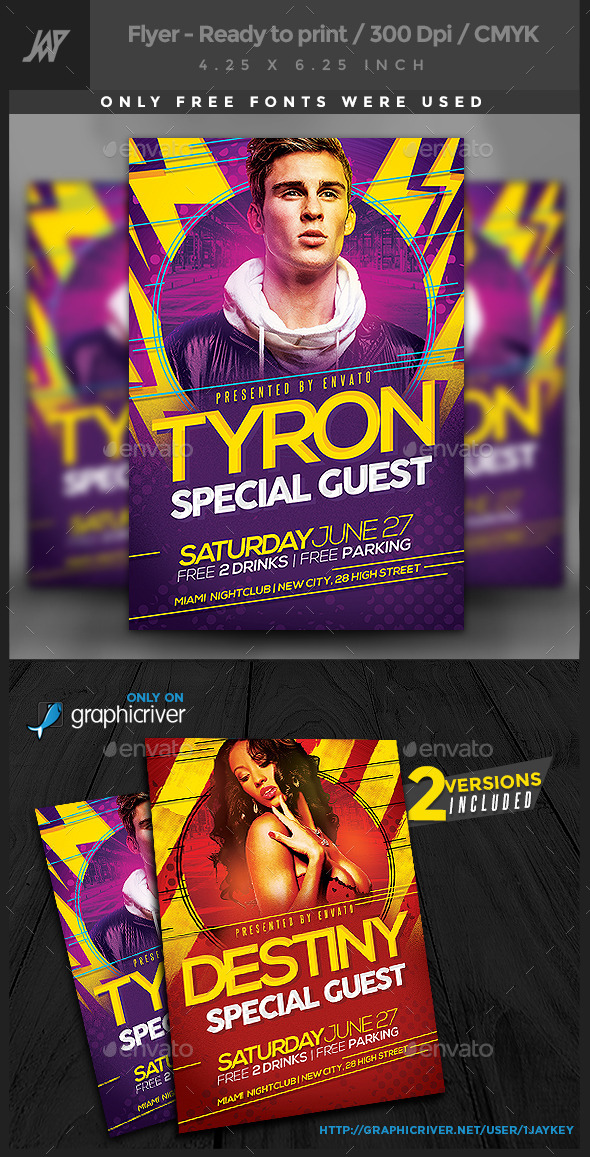 Artist Pop Party Flyer - Clubs & Parties Events